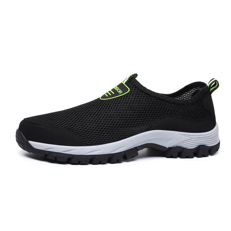 2019 Fashion Men Casual Shoes Slip-on Summer Breathable Air Mesh Men's Flats Trainers Sneaker Water Loafers Shoe Mens 758