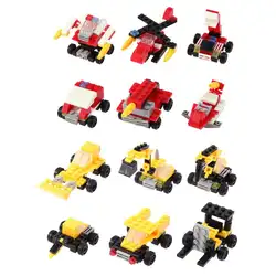 Пожарная машина Инженерная модель строительные блоки игрушка собранные блоки модель грузовика Классические игрушки мини подарок для