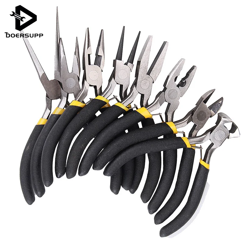 

Newest 8Pcs/Set Jewelry Pliers Needle Round Bent Nose Beading Making DIY Craft Tool Kit High Quality
