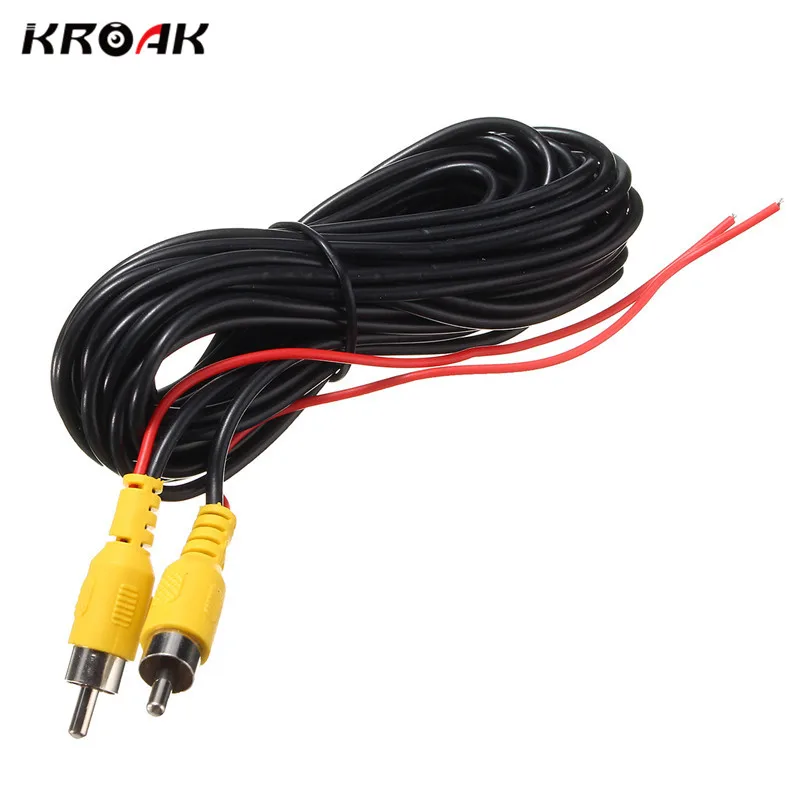 Лучший 6 м 2RCA мужчинами Aux аудио кабель HiFi Динамик видео кабель AV для заднего Камера DVD CD плееры ТВ коробка