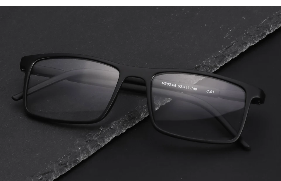 TR90 мужские очки оправа Новая Мода Близорукость Компьютерные оптические Прозрачные Линзы для очков очки оправа ультра-светильник# MZ03-08