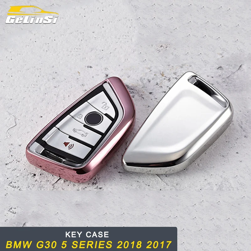 

GELINSI TPU key cover cap key case accessories for BMW G30 5 series 2018 special accessories