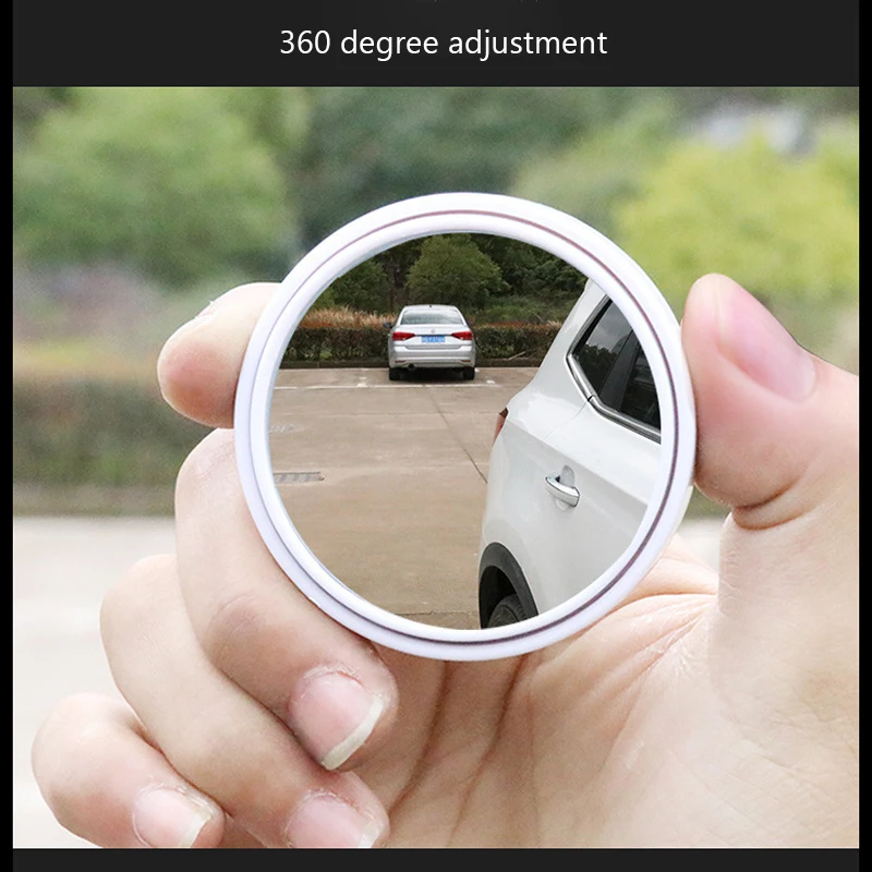 2 Pcs Rearview Mirror For Car Auto Reversing Safety Blind Spot Dead