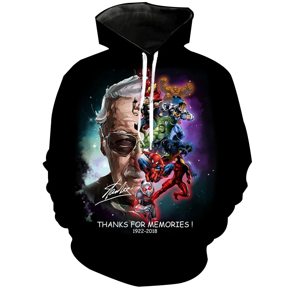 

3D Printing Marvel Comics Movie Printed Avengers Confrontation Hip Hop Hoodie Men Women Sweatshirt Series