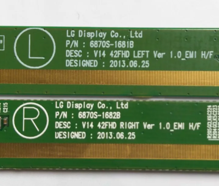6870S-1681B 6870S-1682B ЖК-дисплей PCB запчасти пара