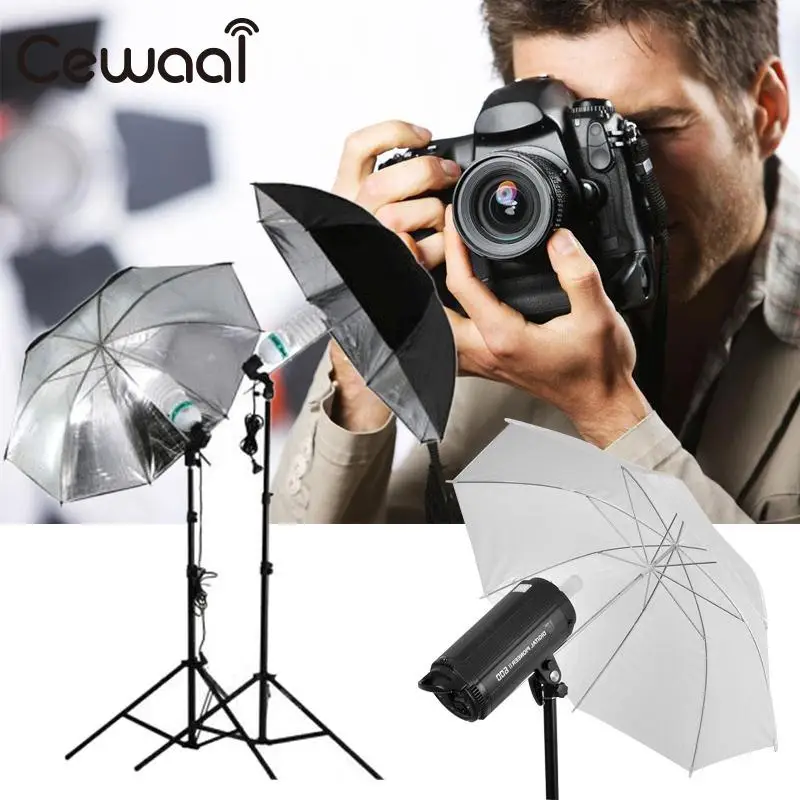 

Cewaal Camera 33" 83cm Inch Translucent White Photography Light Photo Studio Video flash Soft Umbrella High Quality Brand New