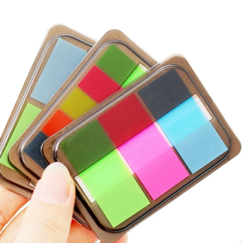 Fluorescence colour Self Adhesive Memo Pad Sticky Notes Bookmark Point