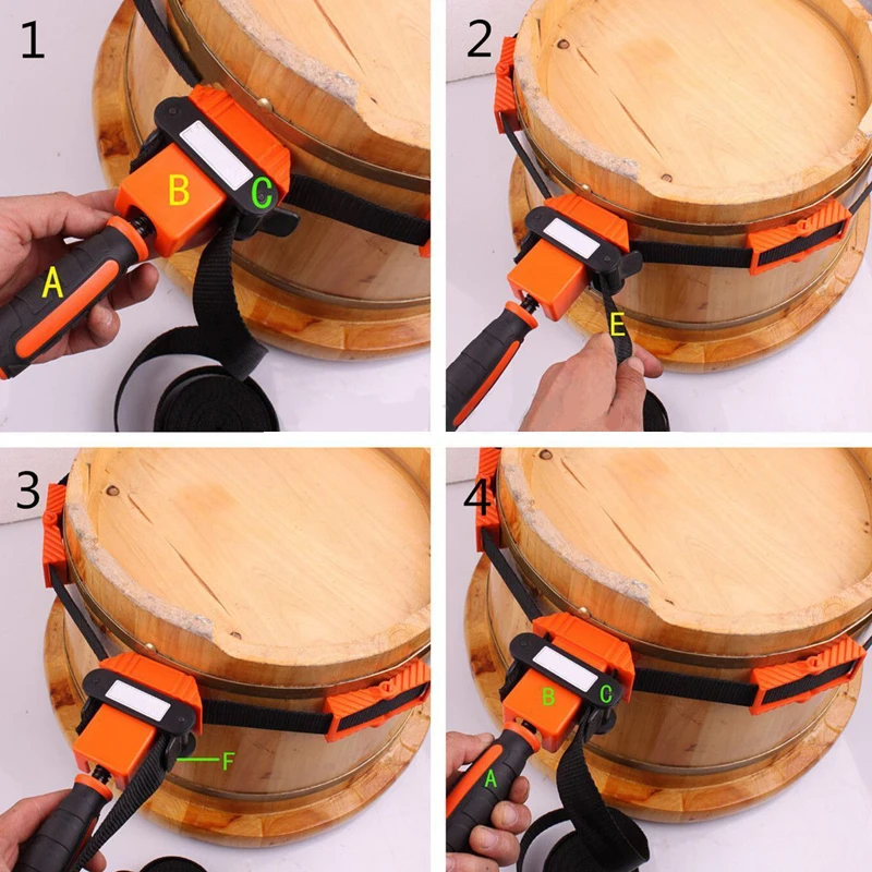 Corner Clamp Band Strap Clamp Holder For Picture Frame Drawer Woodworking Photo Tools Mayitr