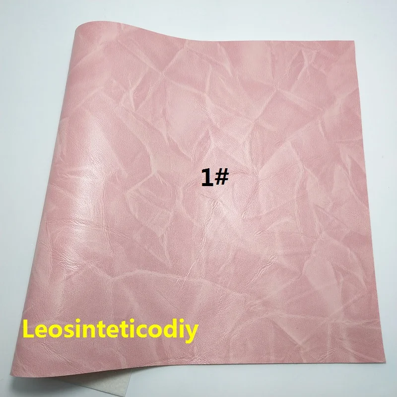 1PC 21X29CM Synthetic Letaher Cuero Sintetico Embossed Leather For Making Bows Accessories S181D | Дом и сад