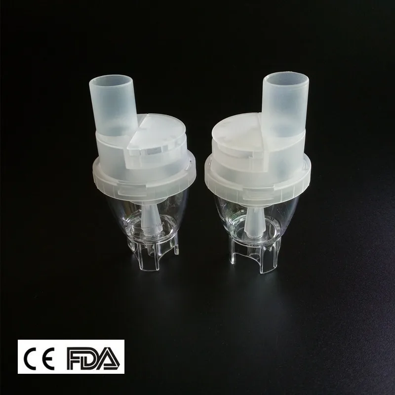 

New Compressor Nebulizer Parts 6ml Medical Asthma Inhaler Cup Three-legged Atomization Cup Fog large Sprayer Nebulizer Cup
