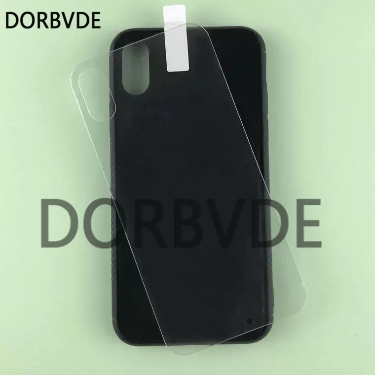 

DIY UV Print Blank Glass Back Case Cover For iphone 6S 7 8 6 PLUS TPU & Tempered Glass Back 100pcs/Lot