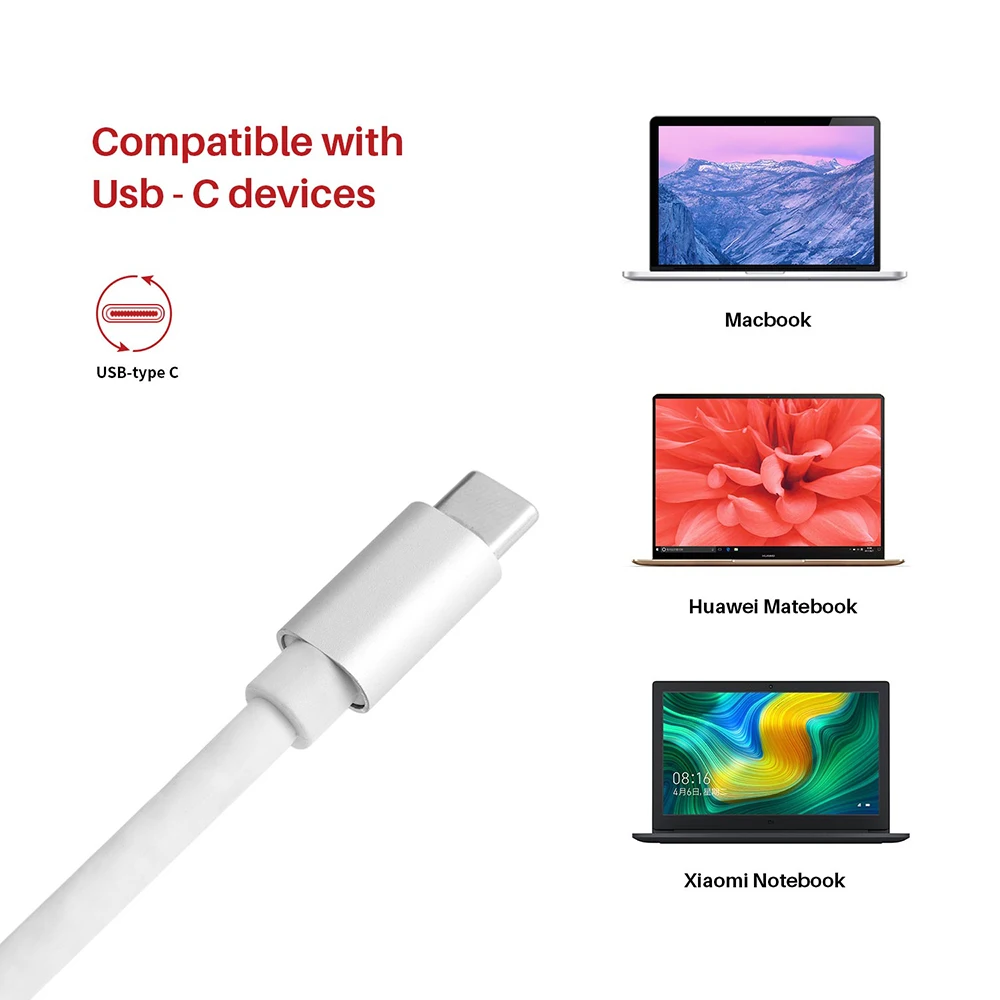 iVanky 4K@30Hz Type C to HDMI & VGA Adapter for Macbook pro 1080P USB C to HDMI Adapter for Samsung S9,Laptop,Projector,Monitor