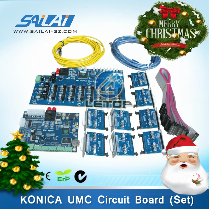 

printer konica umc board ver1.4b / 512 head board /dp board / head cable USB cable and optical fiber cable