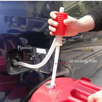 

Plastic Car Hand Pinch Oil Pumping Water Suction Pipe Manual Oil Suction pipe
