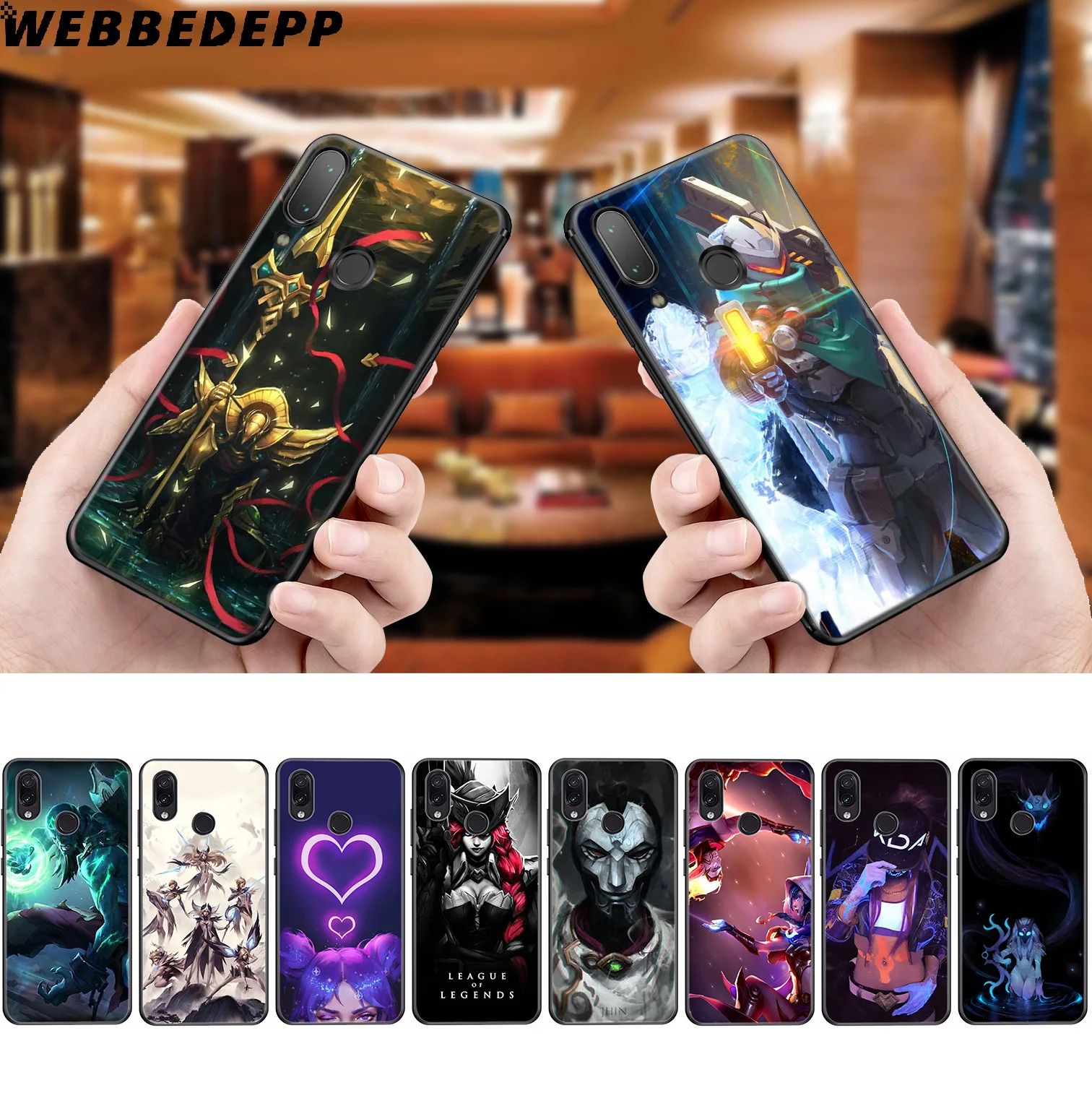 Мягкий чехол WEBBEDEPP League of Legends для Xiaomi Redmi K20 7A 4A 4X 5 5A 6 6A S2 Note 8 4 7 Pro Plus Prime |