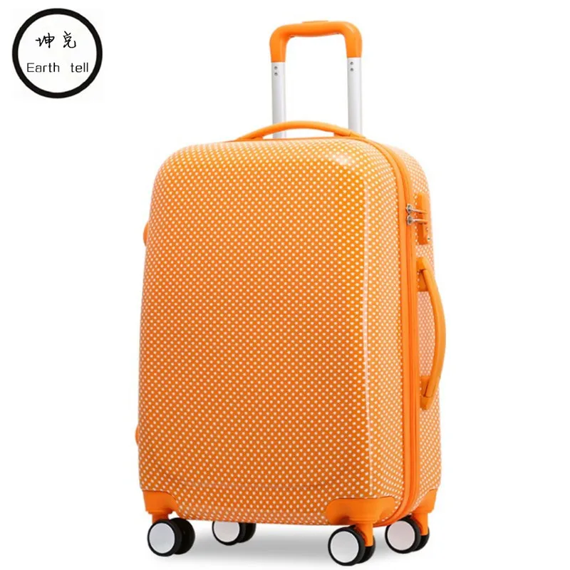 Boarding chassis 20 24 Inch Luxury Designer PC Trolley case Suitcase Bag Rolling Travel Luggage Wheels Bow Polka Dot Women Bags Boarding chassis 20 24 Inch Luxury Designer PC Trolley case Suitcase Bag Rolling Travel Luggage Wheels Bow Polka Dot Women Bags