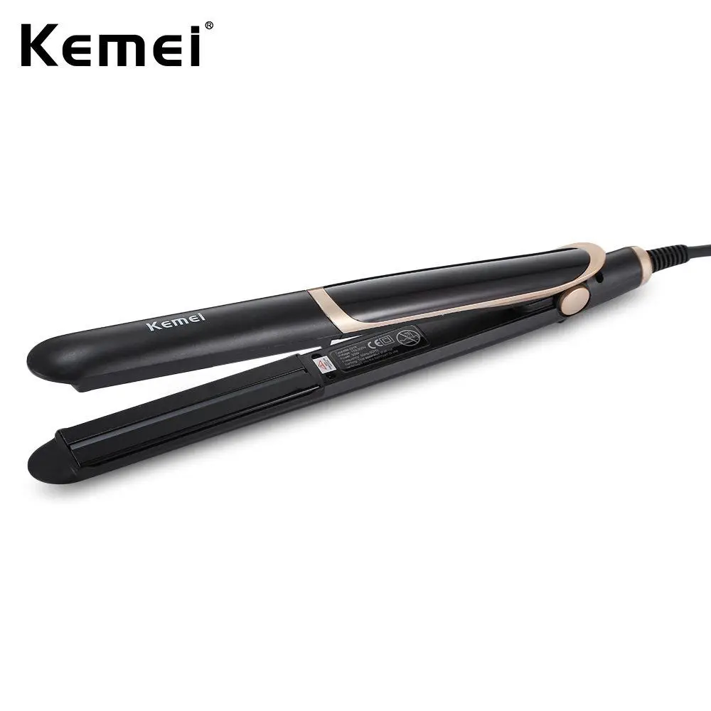 Kemei KM 2219 2 in1 Инфракрасный утюжок для выпрямления волос бигуди инфракрасный