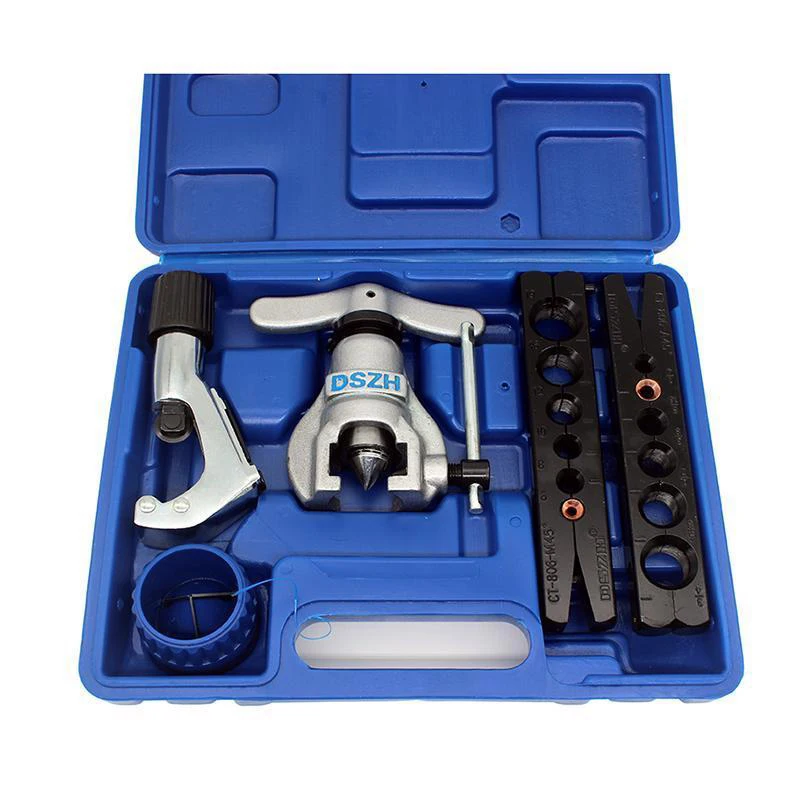 

Flaring Tool Metric And Inch Tube Expander Kit Air Conditioner Copper Pipe Reamer Tube 6-19mm 1/4-3/4 inch