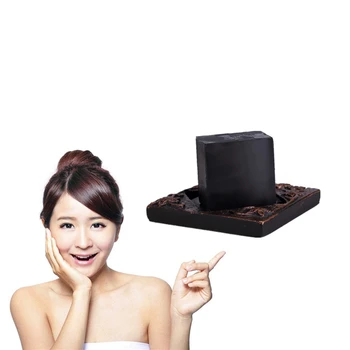 

Wholesale 1Pcs Active Bamboo Charcoal Face Soap For Dark Skin Whitening Melasma Areola Labia Nipple Turned Pink 100% Effective