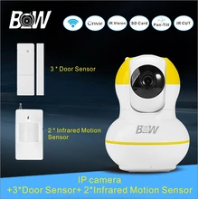 Network Wireless IP font b Camera b font 3 font b Door b font Sensor 2