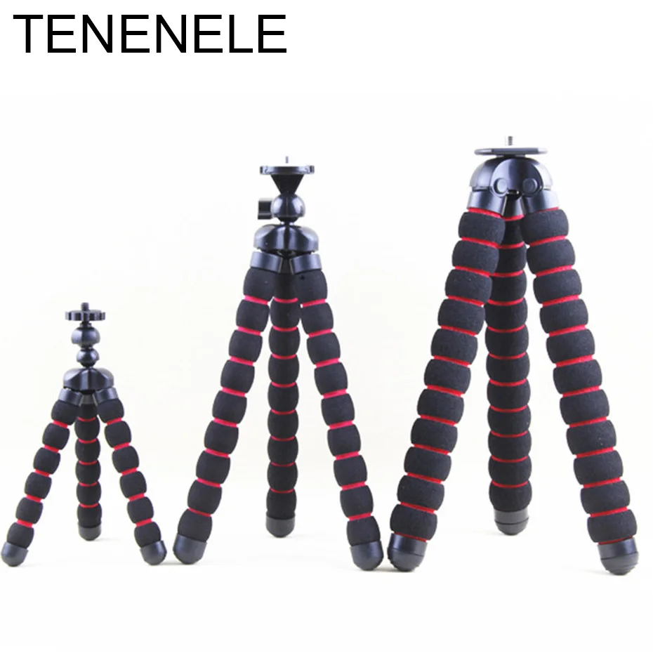  TENENELE Sponge Flexible Octopus Tripod For Digital DSLR Video Camera Tripod Hold Stand Desktop For