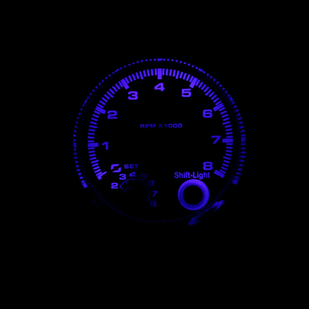 CNSPEED 80 мм светодиодный индикатор 0 8000 об/мин измерительный панель управления Авто