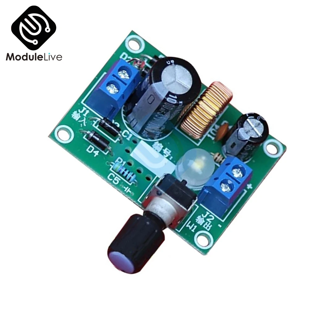 1Pcs DIY Kit LM2596 Adjustable Voltage Stabilizer Precise Buck Step