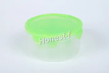 

Microwave and Dishwasher Safe Plastic Stackable Airtight & Watertight Food Storage Containers Nested with Green Locking Lids