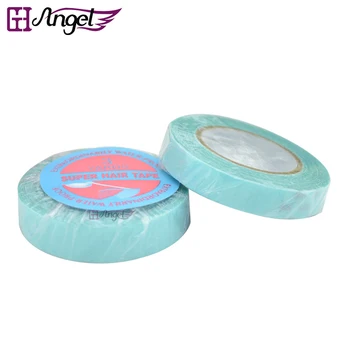 

Wholesale 12 rolls 1cm*3yard Super Strong Sticker Double Side Adhesive Tape for PU Skin Weft Hair Extensions Wig DIY Accessories