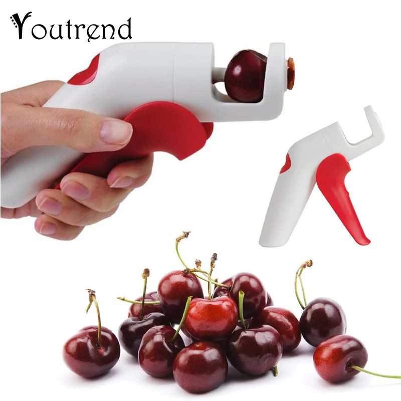 

Creative Cherries Pitters Plastic Fruits Tools Fast Remove Cherry Seed Corer Removers Enucleate Keep Complete Kitchen Gadgets