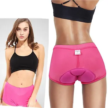 

Soft 3D Pad Wear-Resistant Women Cycling Shorts Silica gel Padded Bicycle Cycling Comfortable Underwear Bike Short Pants