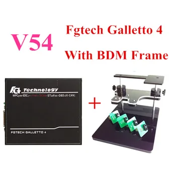 

DHL Free Shipping [ Bdm frame+Fgtech Galletto 2 Master V54 ] OBD2 Chip Tuning Quality A++ FG Tech Galletto4 Master With USB Key
