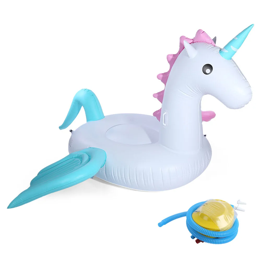 Плавательный бассейн гигантский ездовый Pegasus надувной матрас игрушка для бассейна s вода забавная игрушка для бассейна плоты надувная