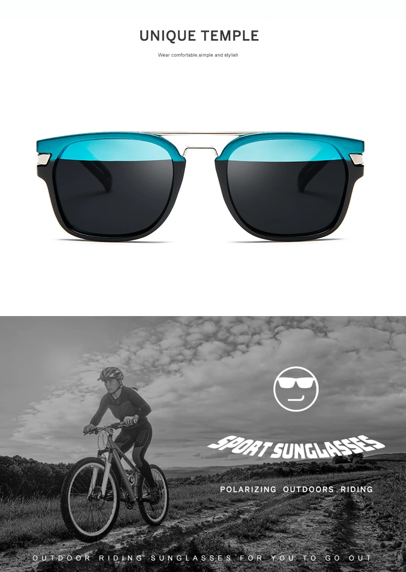 Привлекательные функциональные солнцезащитные очки для мужчин, двухцветные полые дужки в оправе. Play-Cool Sun GlassesSunglasses