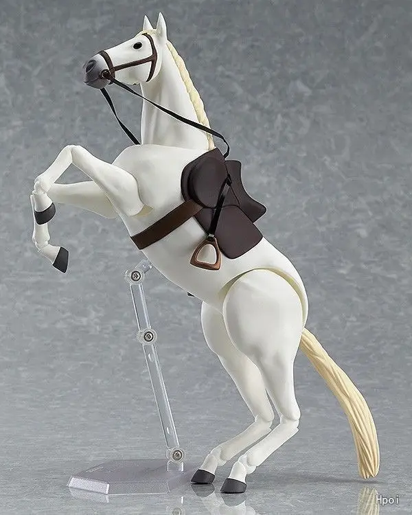 Fgima 246 лошадь белый и каштан BJD ПВХ фигурка модель игрушки может играть с телом Кун и Чан