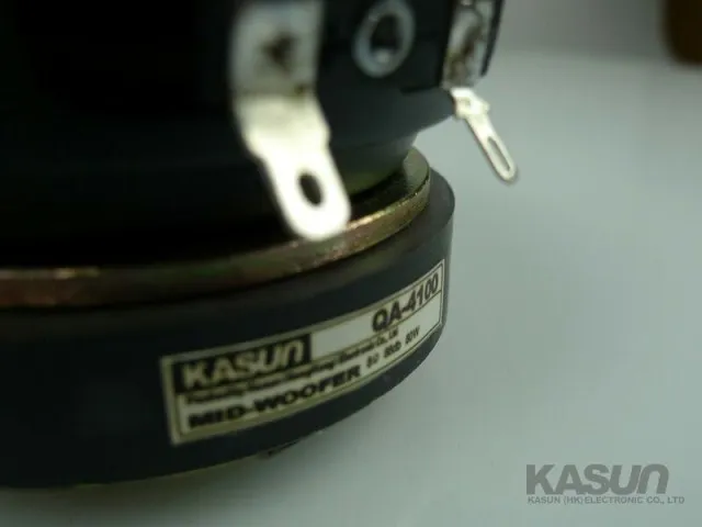 2 шт. Kasun QA-4100 4 ''Среднечастотный динамик ПП Конус средний-НЧ-динамик круглая рамка мощная ручка 80 Вт