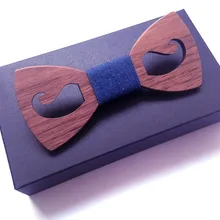 Мужские галстуки Классическая борода полый деревянный галстук-бабочка галстук, формальный коммерческий свадебный специальный, эксклюзивные аксессуары человек