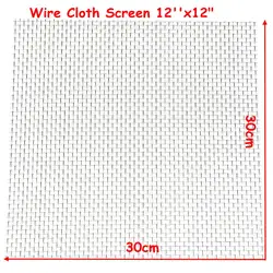 Новая 30x30 см тканые 304 Нержавеющая сталь фильтрации гриль лист фильтр 5 сетки 12 ''x 12"