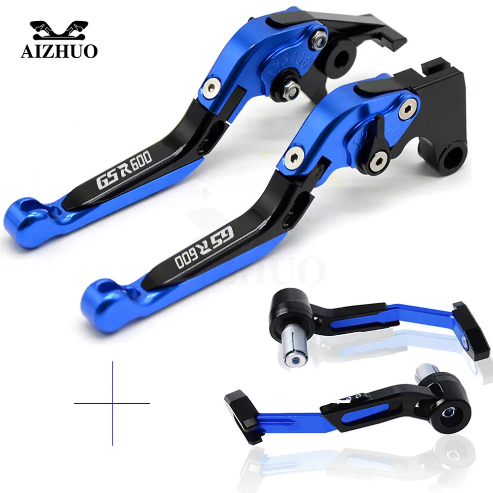 Motorcycle Adjustable Foldable Brake Clutch Levers And Hand Guard For SUZUKI GSR600 GSR 600 2006 2007 2008 2009 2010 2011 | Автомобили и