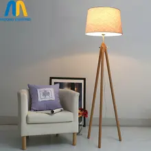 Современный светодиодный красивый деревянный дизайн торшеры стоящая лампа Япония с тканевой тенью для гостиной спальни столовой кабинета