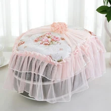 Многофункциональный Сельский Овальный рис плита накидка для защиты от пыли ткань искусство кружева электрическая рисоварка кухня пылезащитный чехол Крышка 1 шт