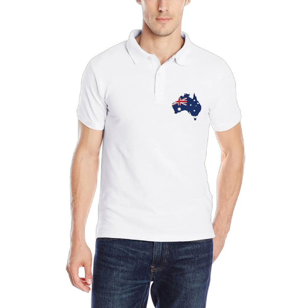 2017 Brand Australia Pride Men's Polo Shirt Casual CrossFit High Quality Solid Short Sleeve 