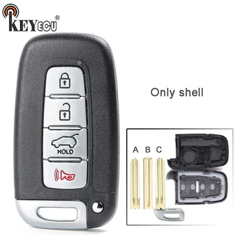 Keyforkess per Hyundai Equus Genesis Coupe Genesis Sedan per Kia Optima Forte di Ricambio 3 Tasto Chiave A Distanza di Chiave Dell'automobile Borsette caso Fob