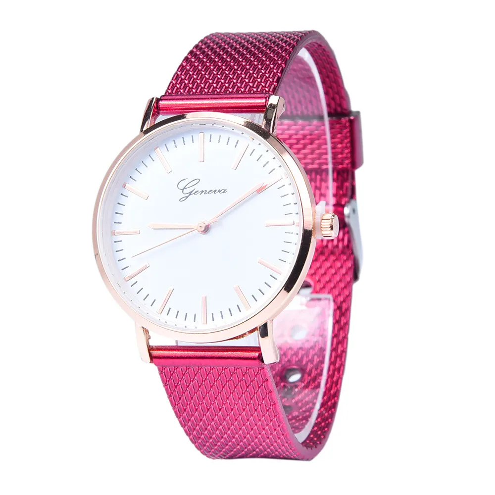 GENEVA, Женские Классические кварцевые наручные часы с силикагелем, браслет, часы, наручные часы, подарок, роскошные часы, Reloj de dama Montre femme#35
