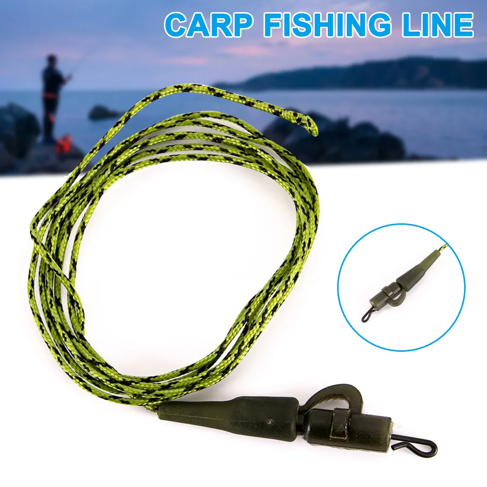 

Newly Carp Fishing Line Ready Tied Lead Core Leaders Leadcore Braided Line 19ing