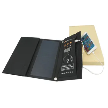 

21W Dual USB Portable Folding Solar Charger Panel Power Emergency Charger Phone Tablet outdoor camping equipment Survival Tools