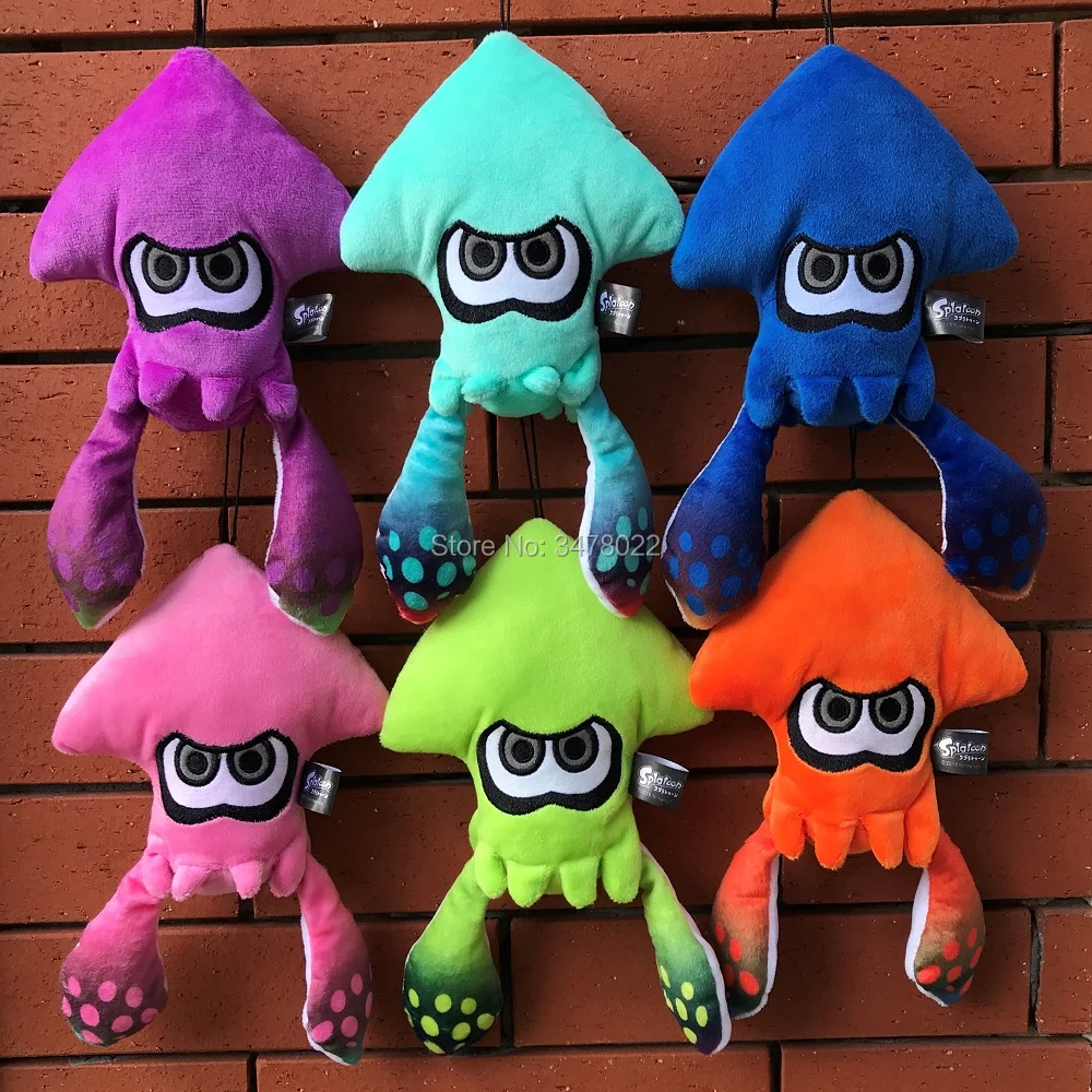 Splatoon Allstar коллекция плюшевый кальмар игрушка судью Милая Аниме игра мягкое