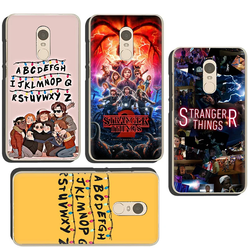 Чехол для телефона Stranger Things жесткий чехол с рождественскими огнями Redmi 4A 4X 5 5A Plus 6