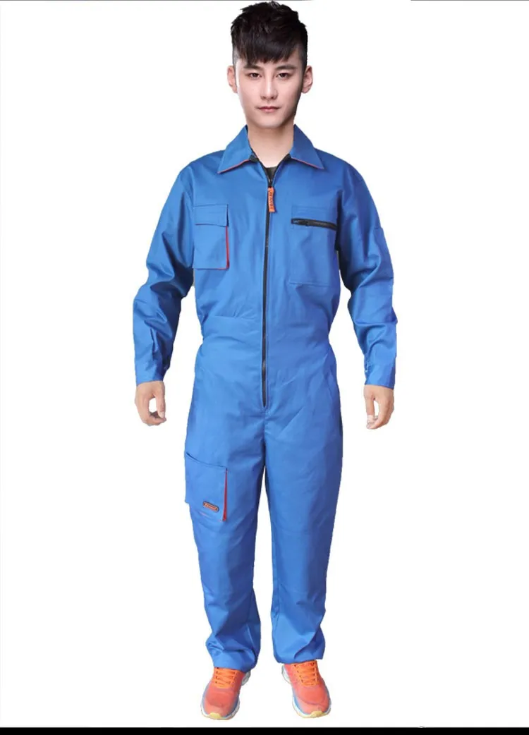 Mens Work Clothing Long Sleeve Coveralls High Quality Overalls Worker Repairman Machine Auto Repair Electric Welding Plus Size