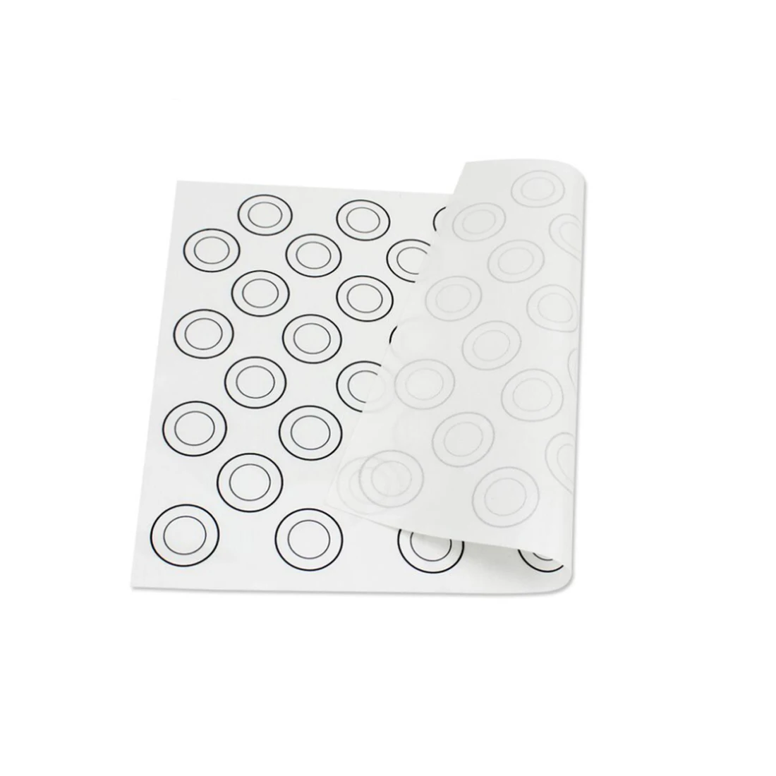 

40*30cm Silicone Dough Mat Bakeware Macaron 44 Circles Pastry Oven Pasta Tool Baking Sheet Tray Liner Mat Cake Pad
